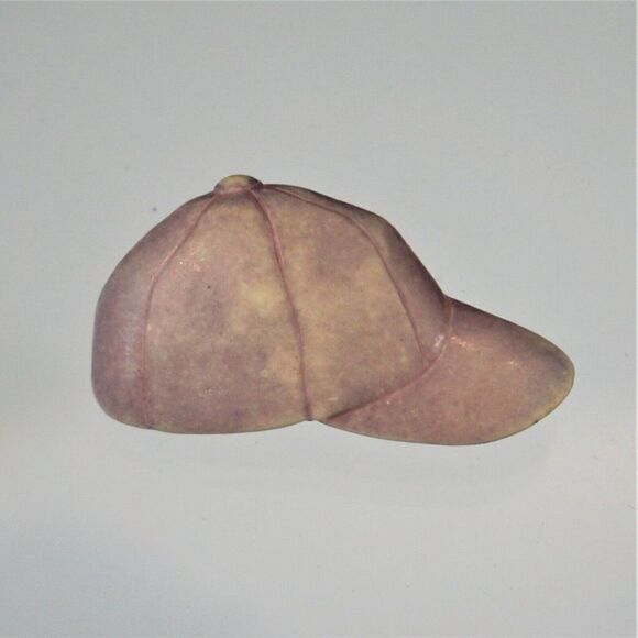 Baseball Hat Shape Pin Vintage Brooch - Picture 1 of 5